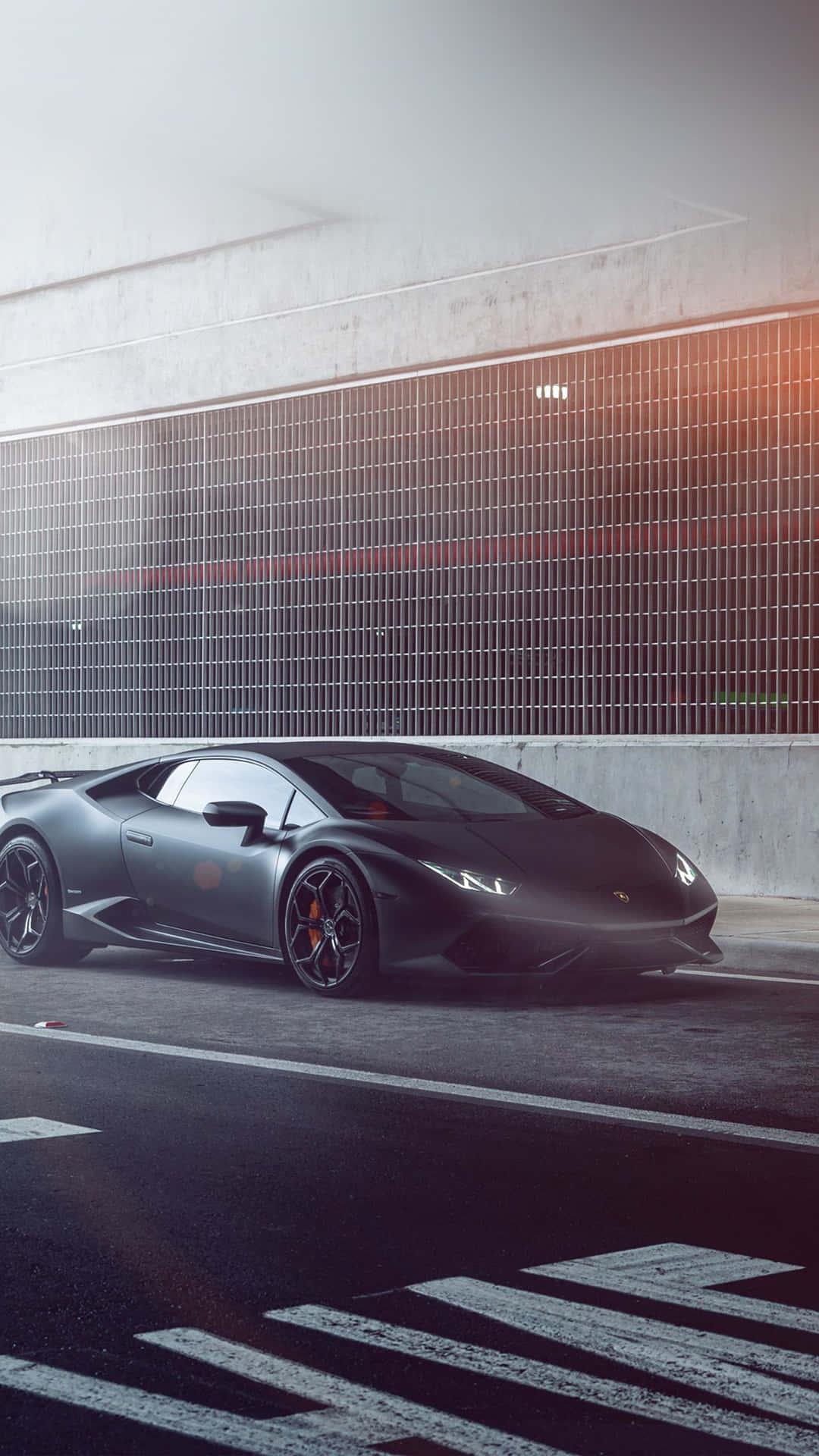 Fondo De Pantalla De Un Lamborghini Negro Para IPhone Fondo de pantalla