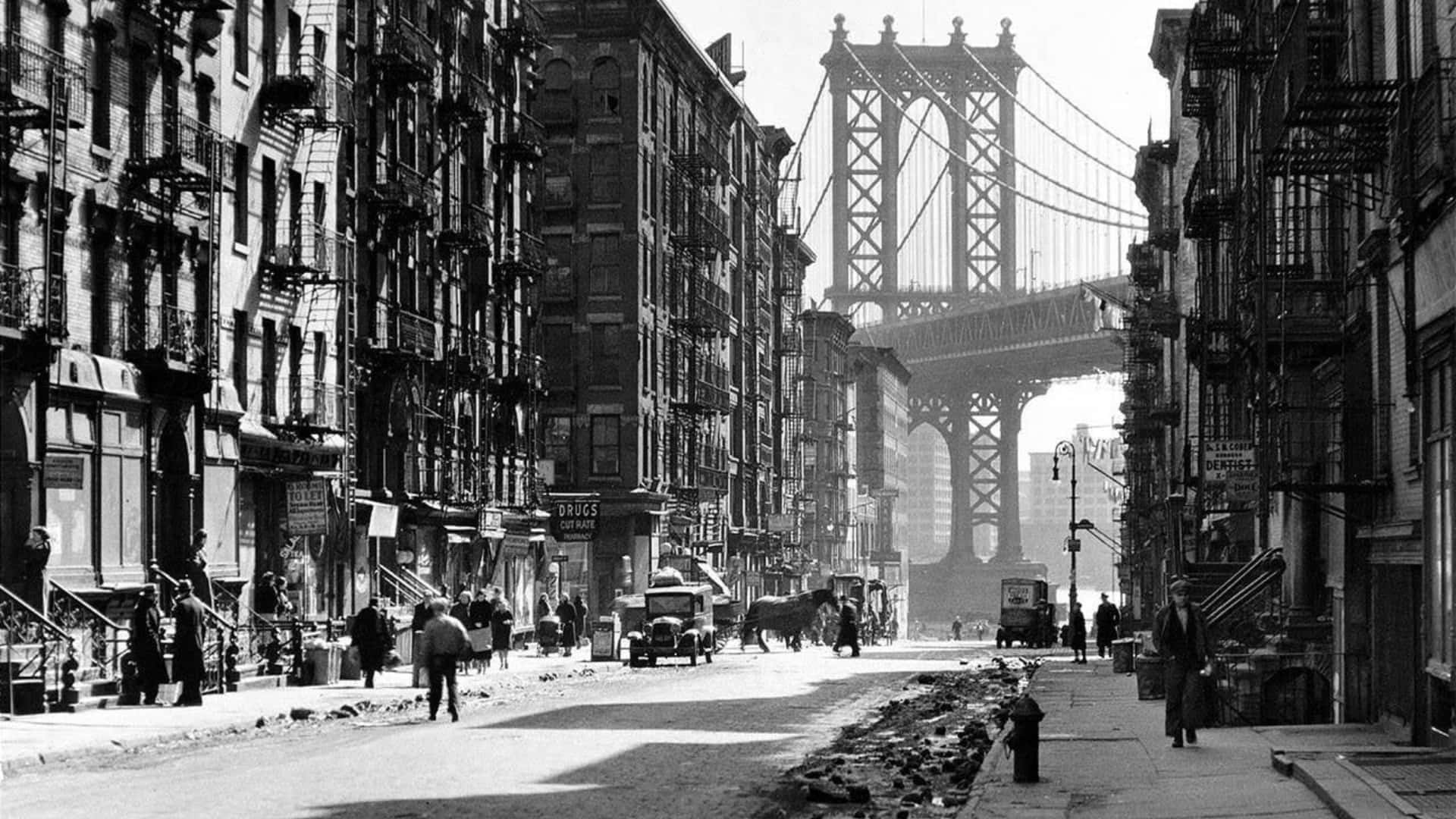 Fondods De Ciudad En Blanco Y Negro