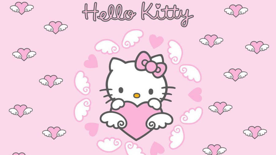 Fondods De Hello Kitty Rosa