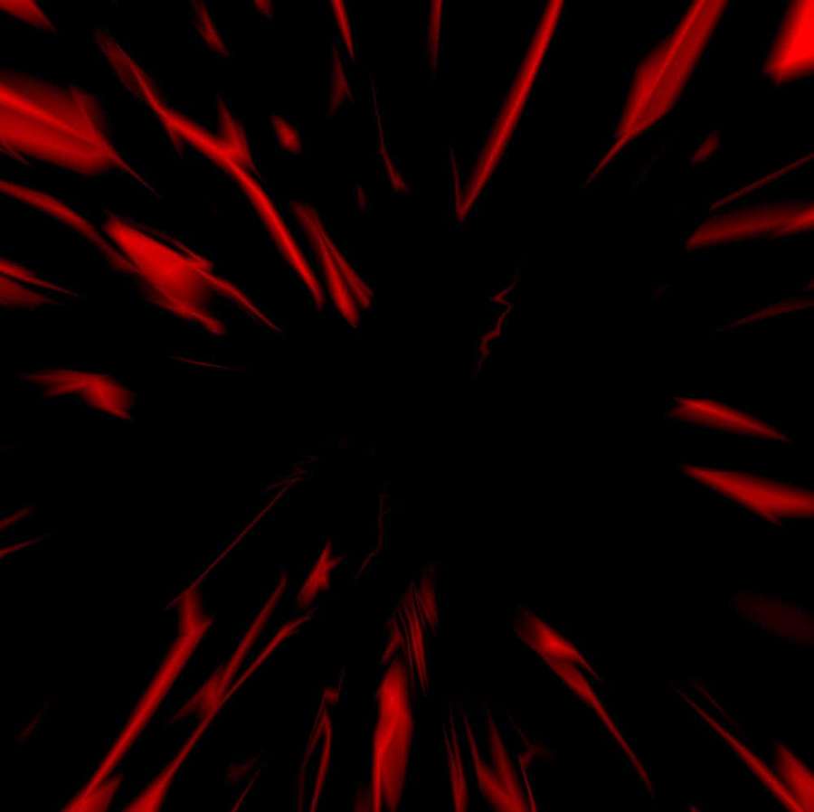 Rayas rojas irradian hacia afuera desde un centro oscuro en una explosión abstracta digital. — Fondods Gfx Fondos