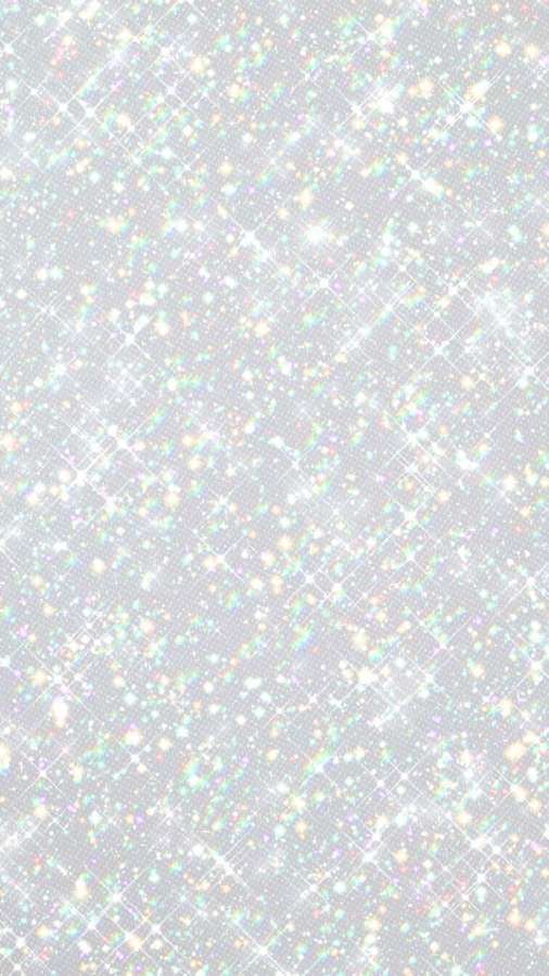 Fondo plateado brillante con partículas de purpurina holográfica centelleantes. — Fondos de brillo blanco Fondos de pantalla