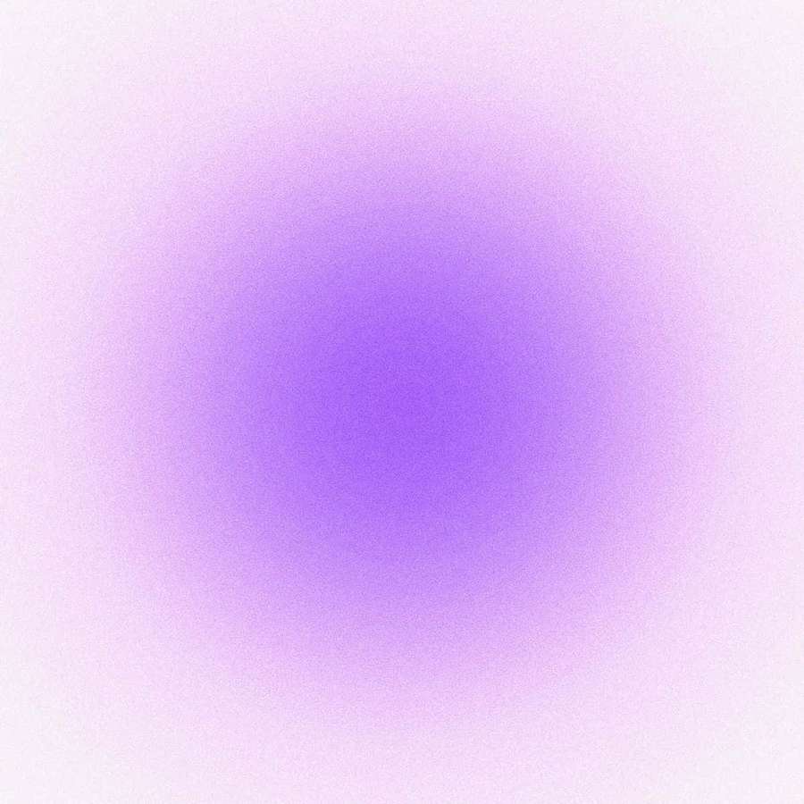Un suave degradado púrpura que irradia desde el centro sobre fondo blanco texturizado — Fondos de gradiente morado Fondos
