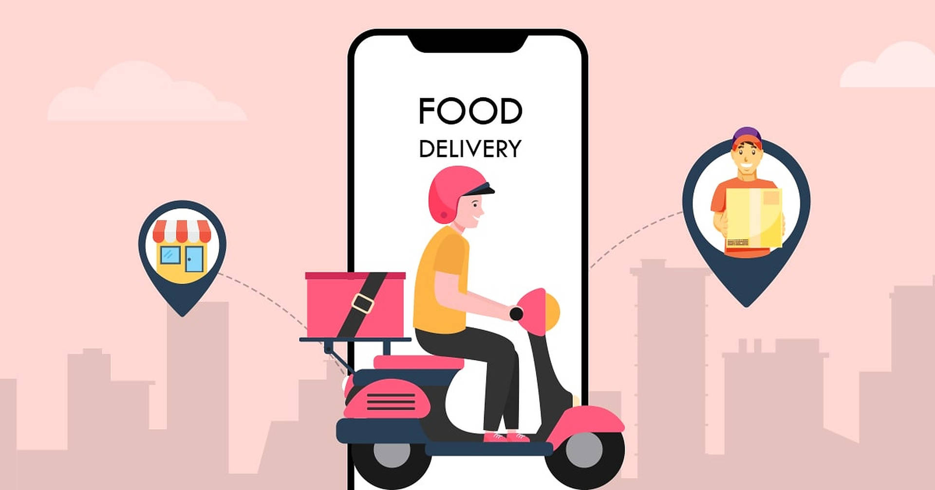 Food Delivery Bilder