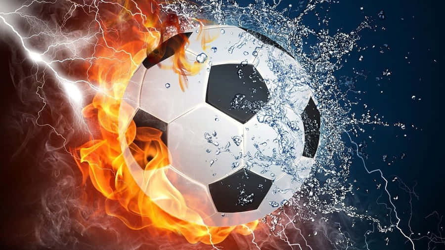 100+] Football On Fire Wallpapers