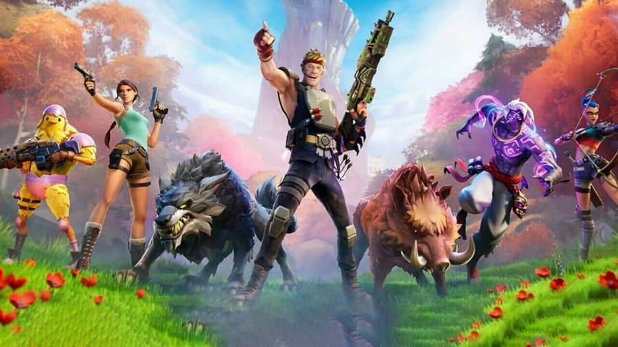 Fortnite 1280x720 Papel de Parede