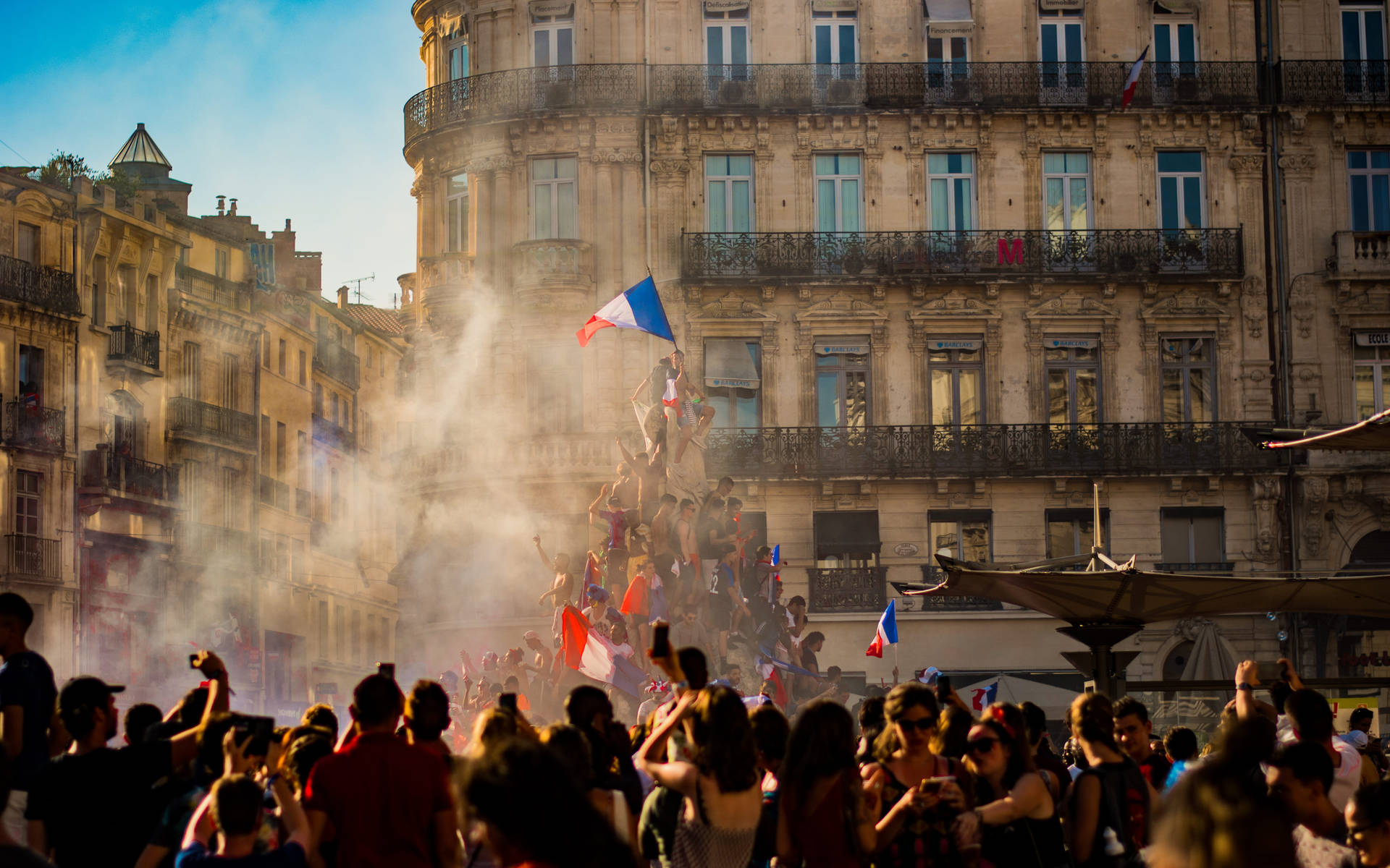 Franse Vlag Achtergrond