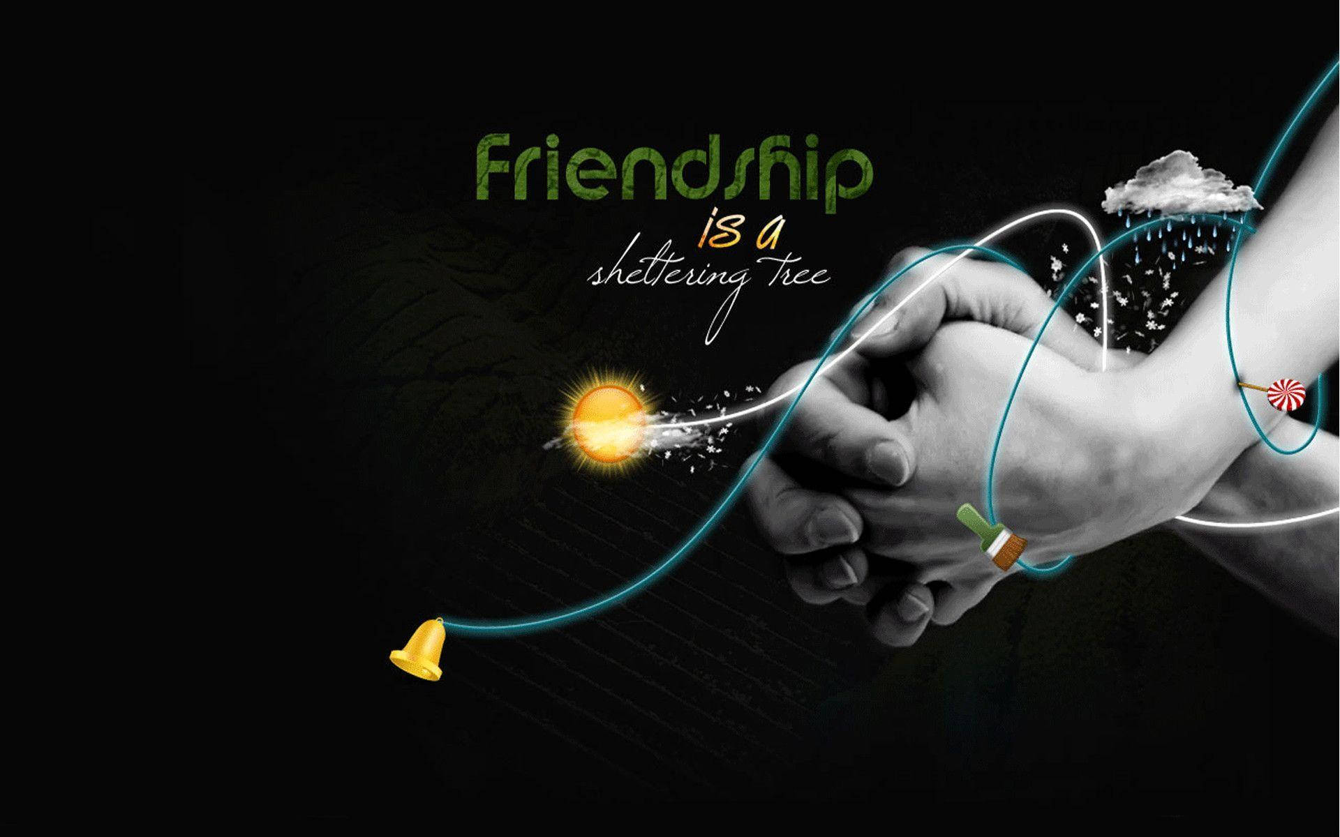 Happy friendship day and best friend wallpaper and greeting card 3025899  Vector Art at Vecteezy