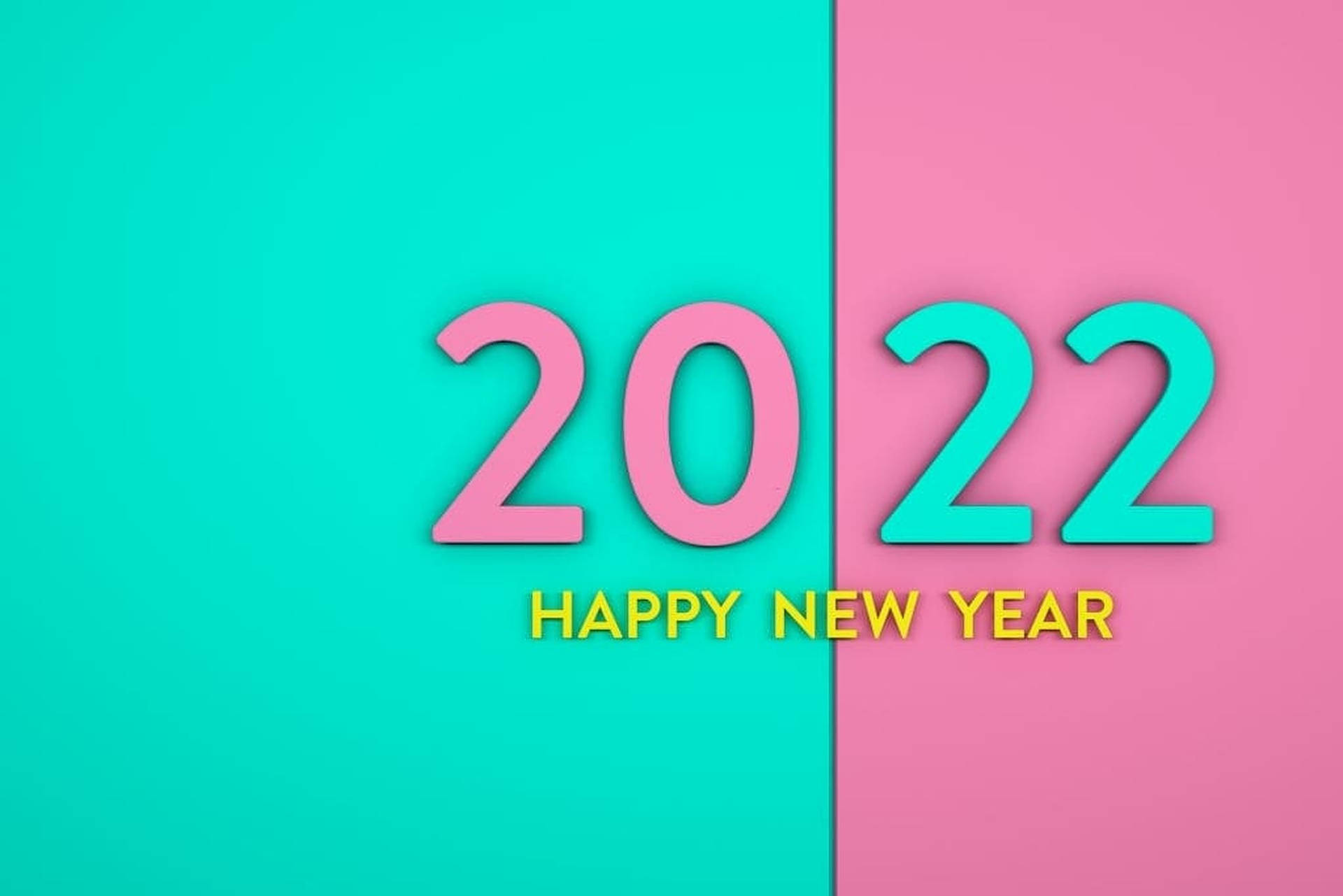 Frohes Neues Jahr 2022 Hintergrundbilder