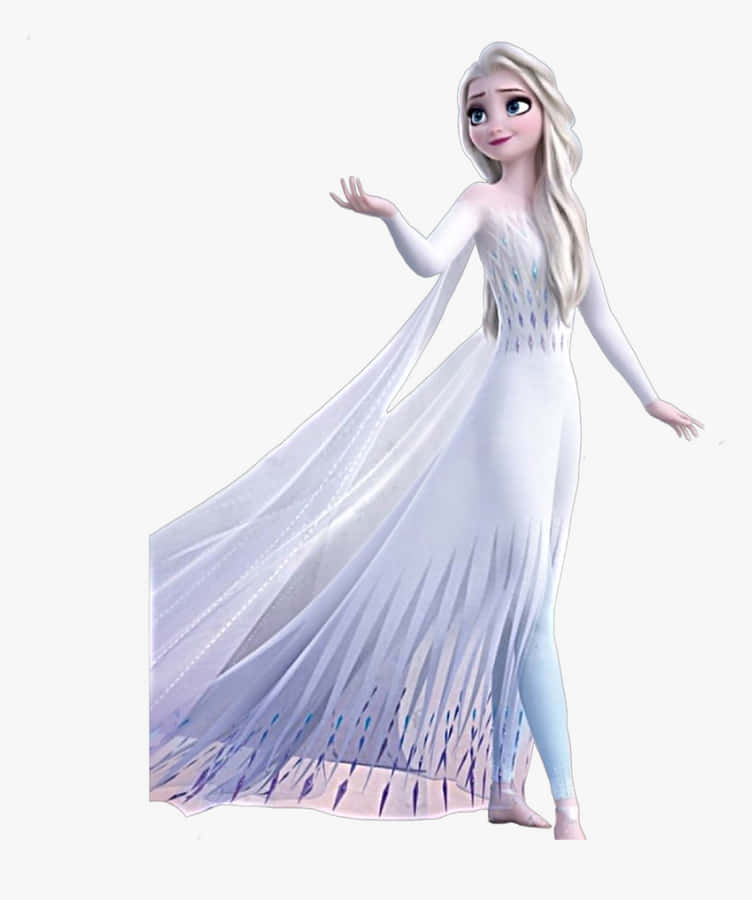 Frozen 2 Elsa Weißes Kleid Wallpaper