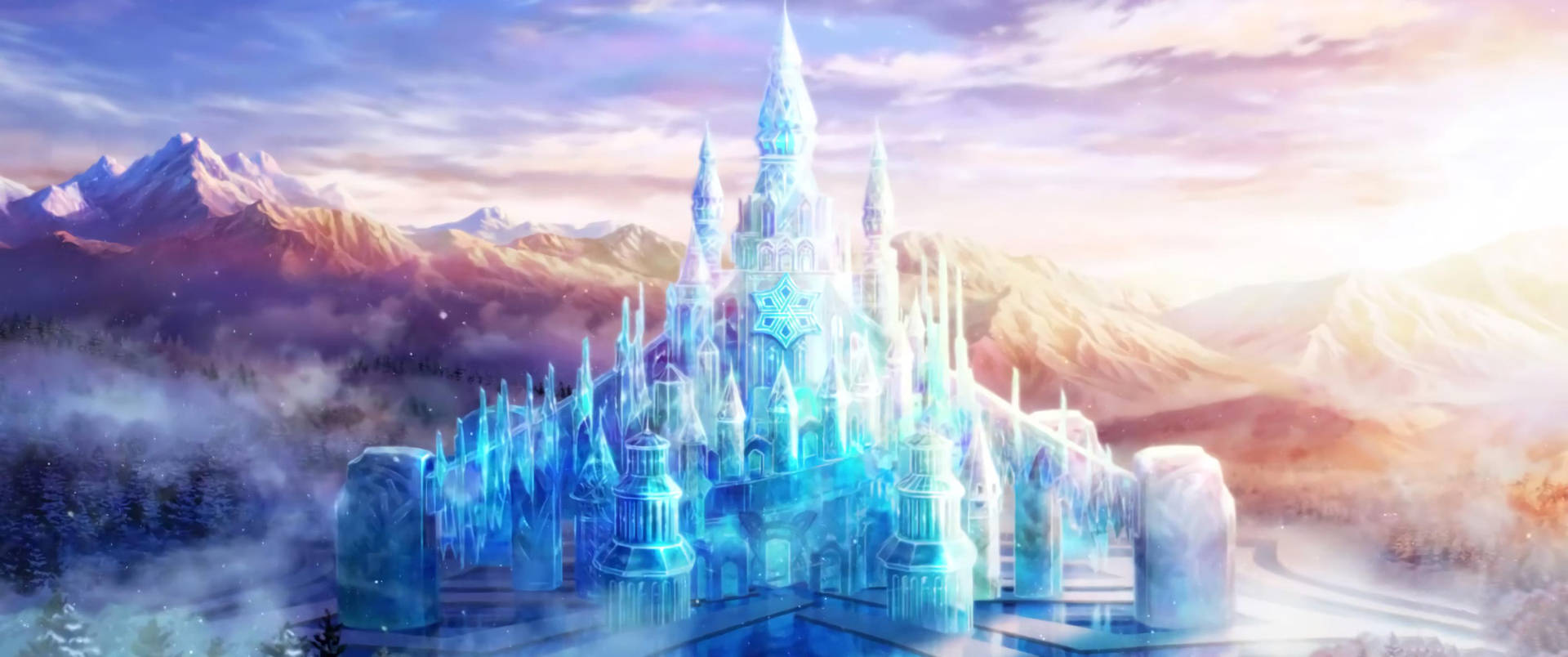Frozen Castle Wallpaper