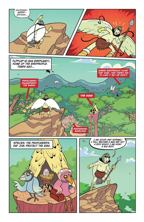 Fugleperson Bakgrunnsbildet