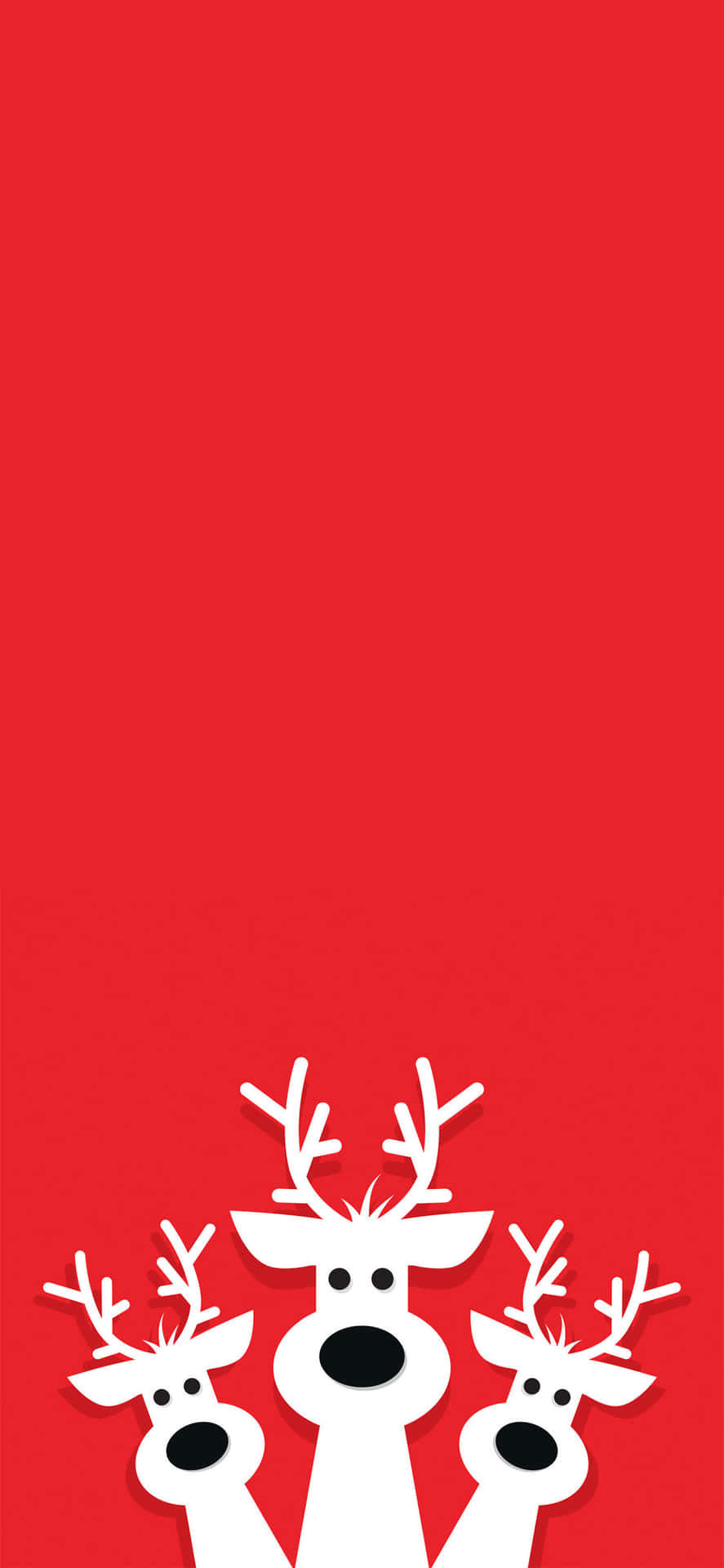 Fundo Vermelho De Natal Para Iphone