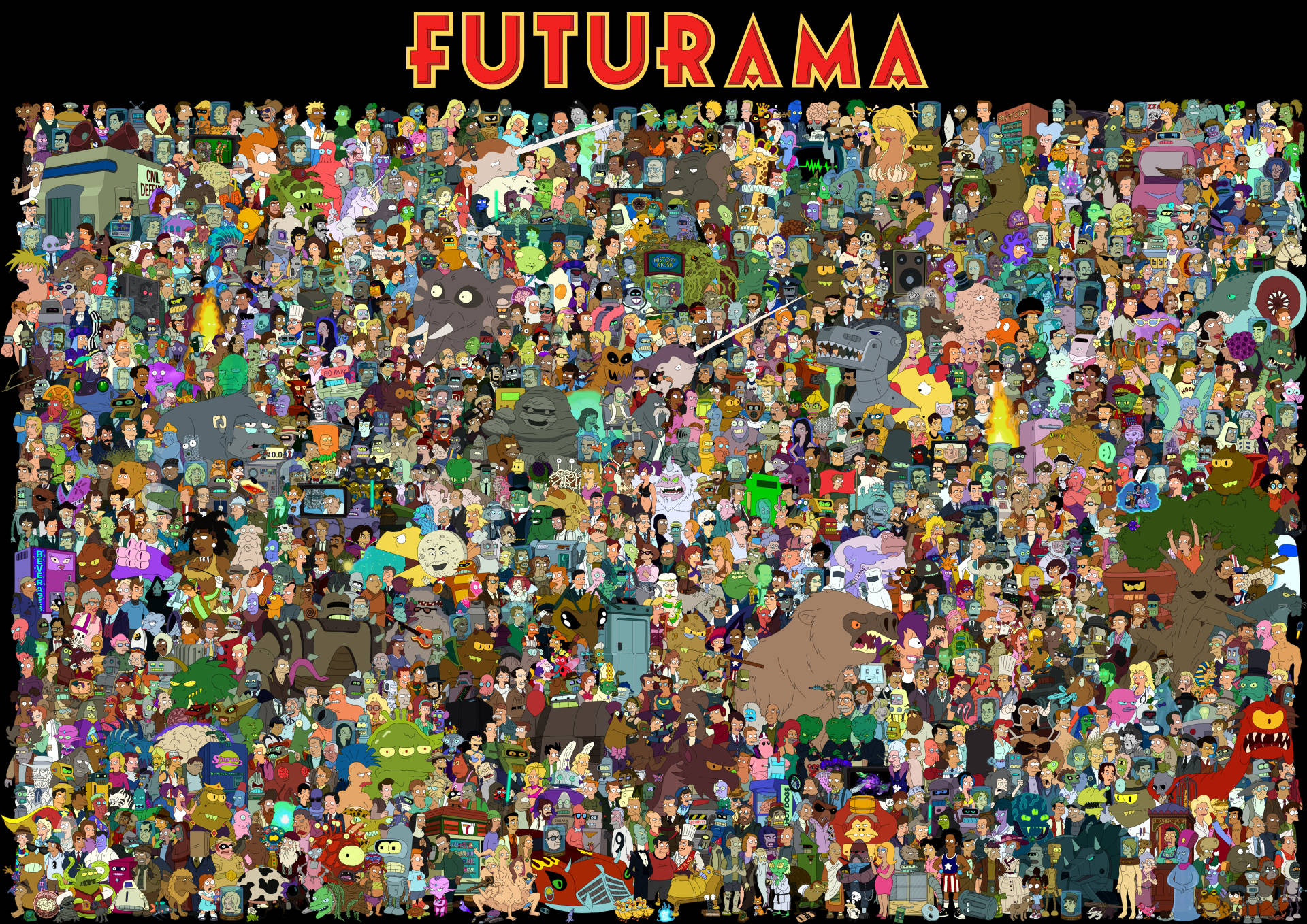 Futurama Taustakuva