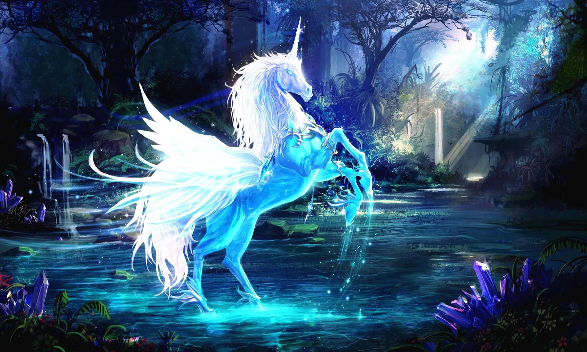 Galaxy Unicorn Pictures Wallpaper
