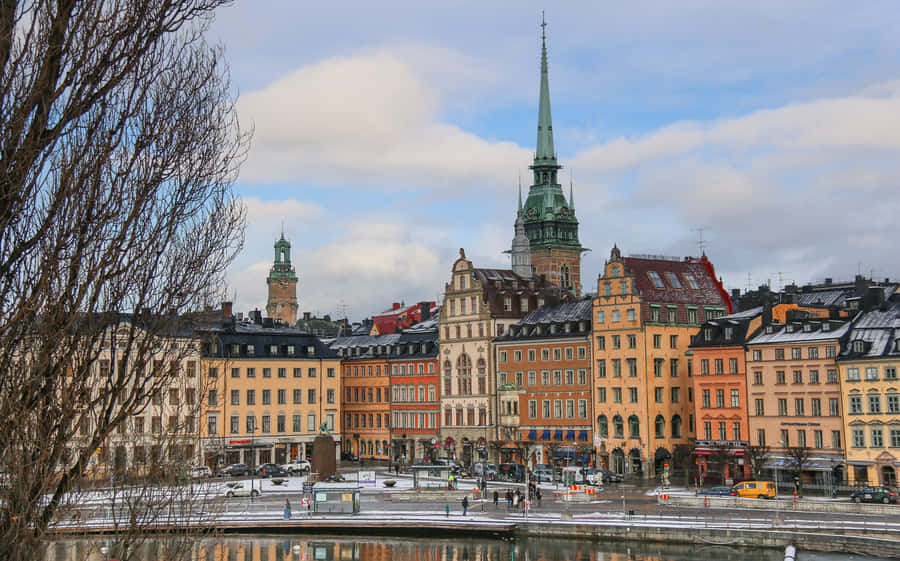 Gamla Stan Achtergrond