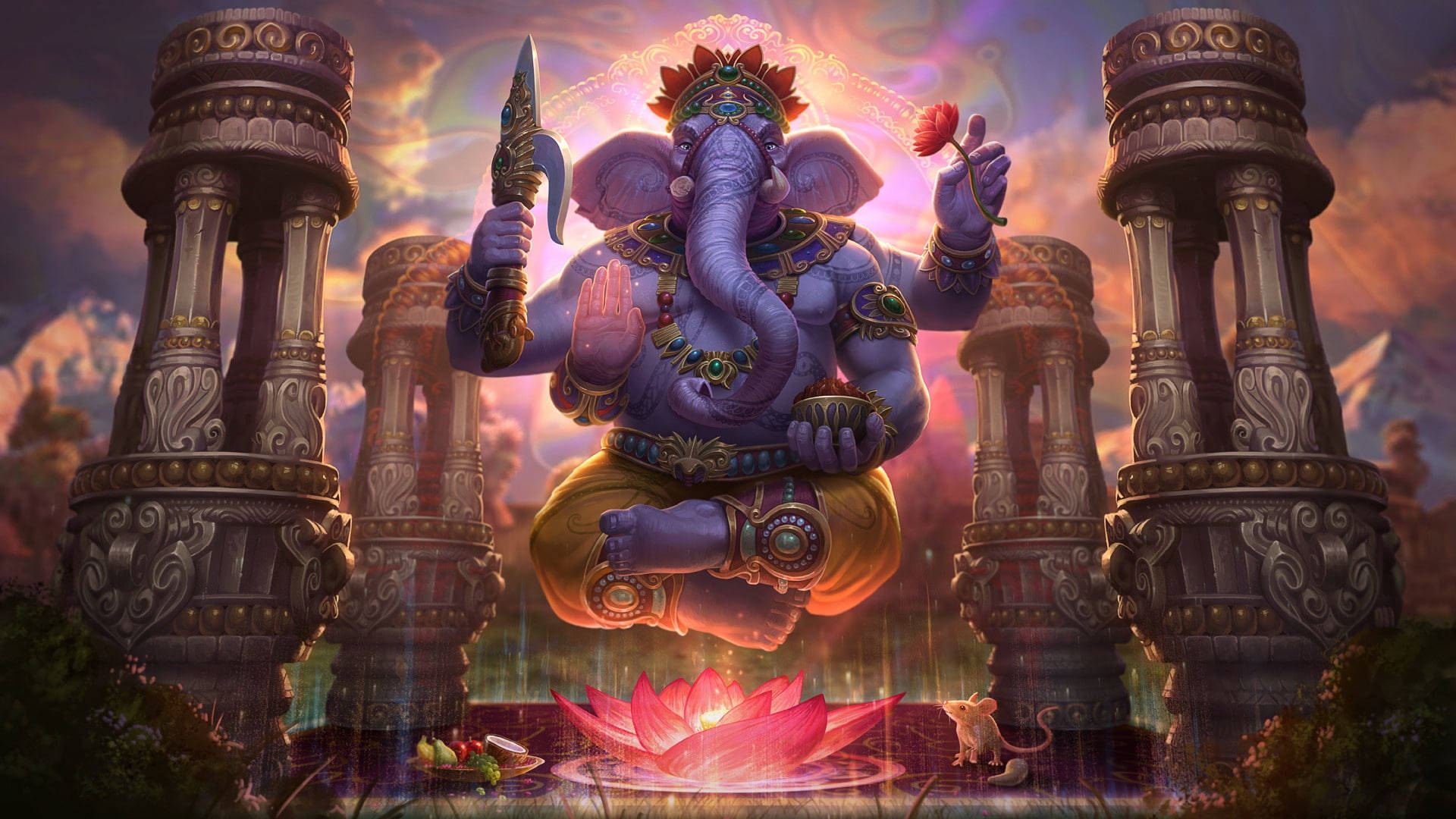 Ganesh Hd Completo Sfondo