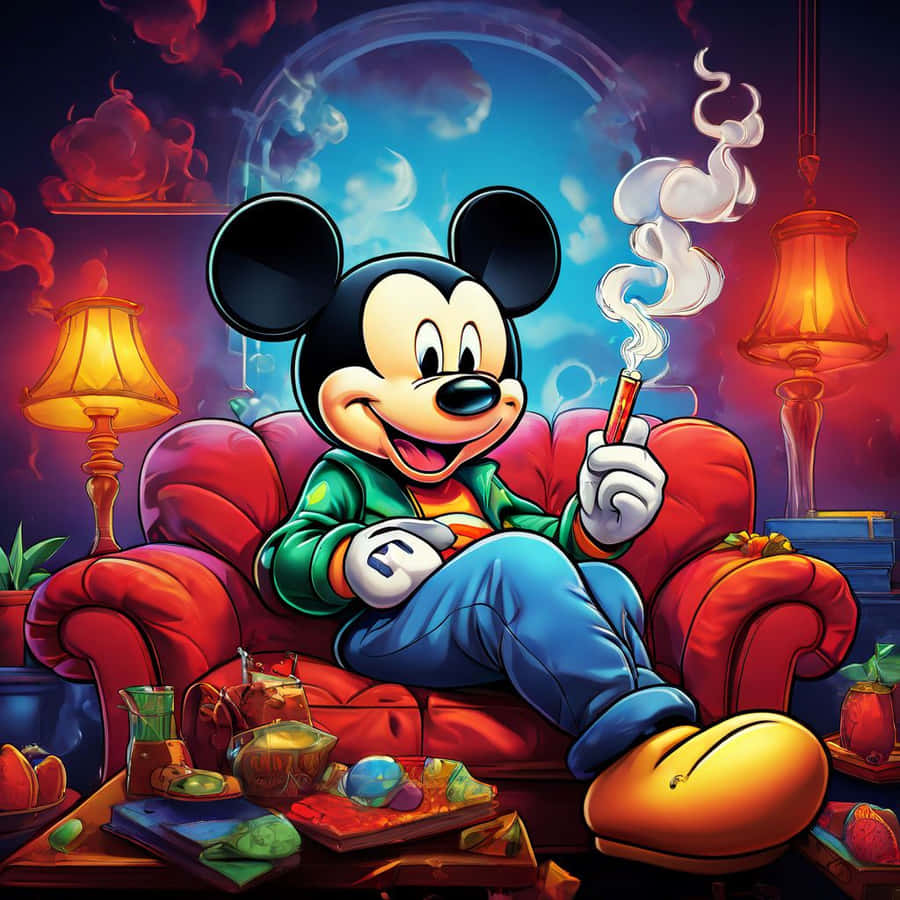 Gangster Mickey Mouse Achtergrond