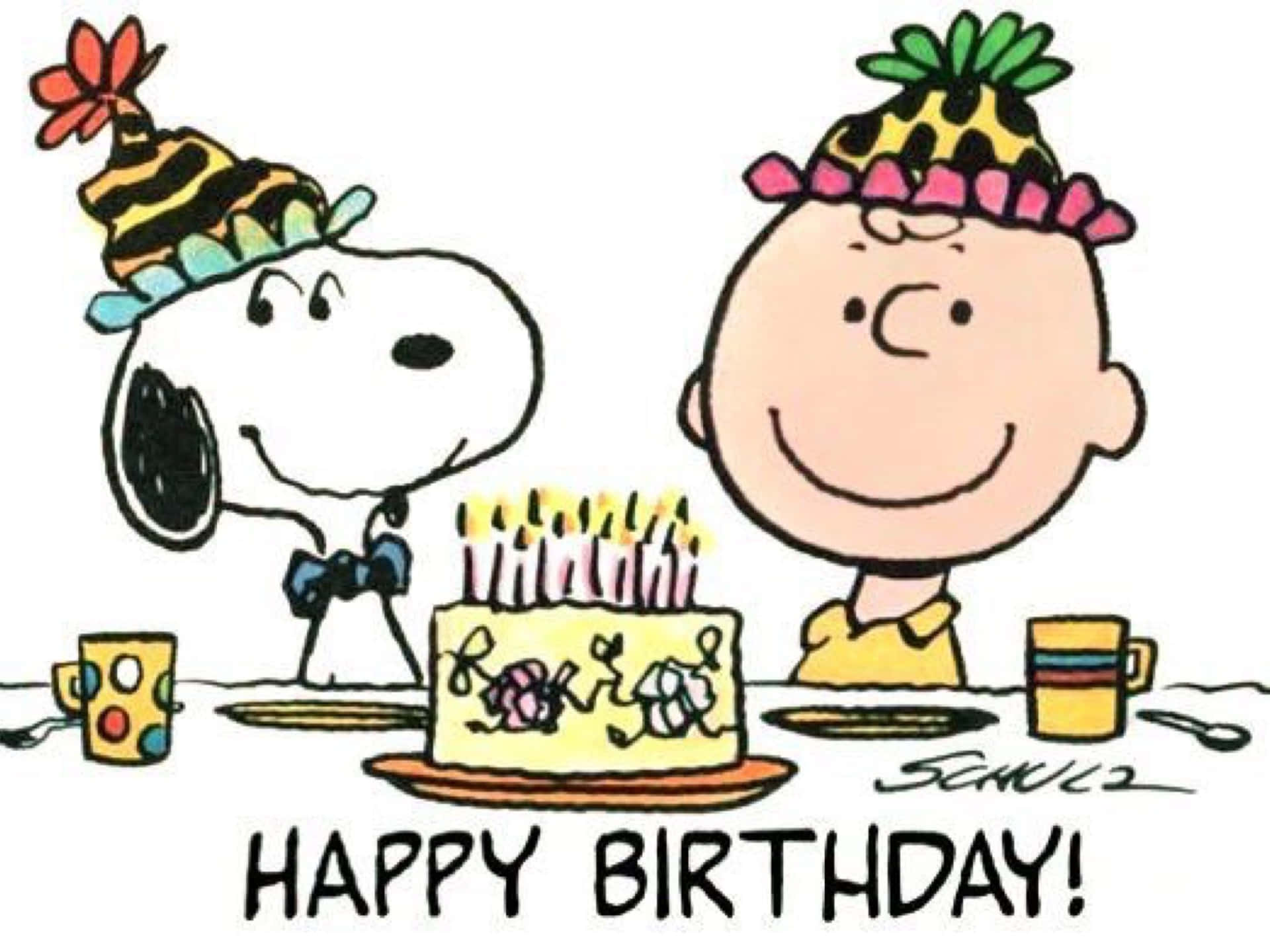 Geburtstag Von Charlie Brown Wallpaper