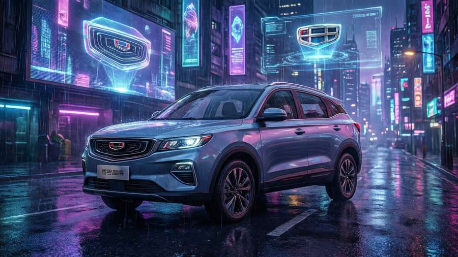 Cyberpunk Future — Geely Boyue Papéis de Parede