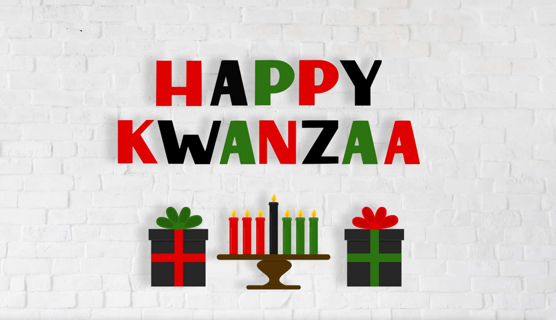 Gelukkige Kwanzaa Achtergrond