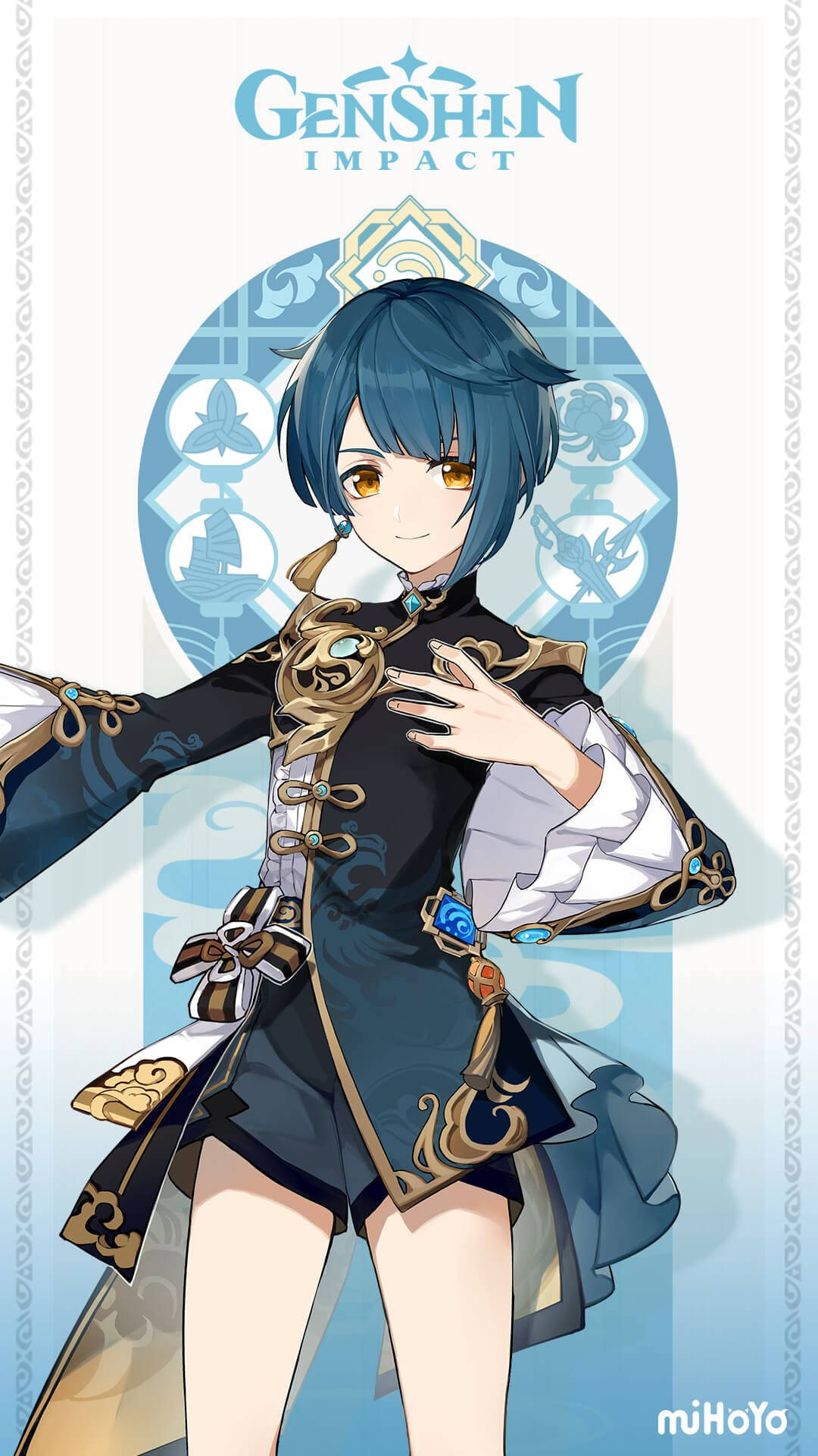 Genshin Impact Telefon Bakgrunnsbildet