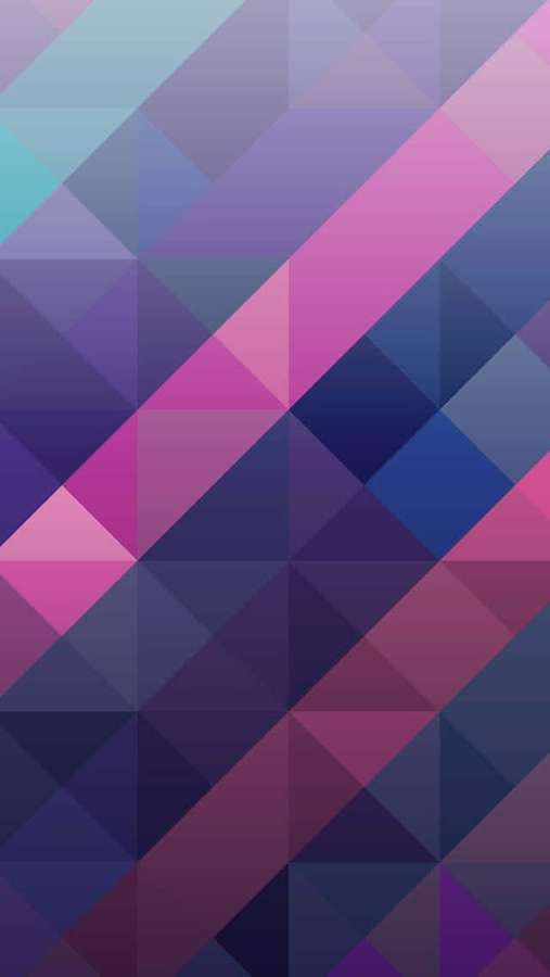 Abstract geometric pattern with purple pink and blue triangular gradients. — Geometric iPhone Wallpaper
