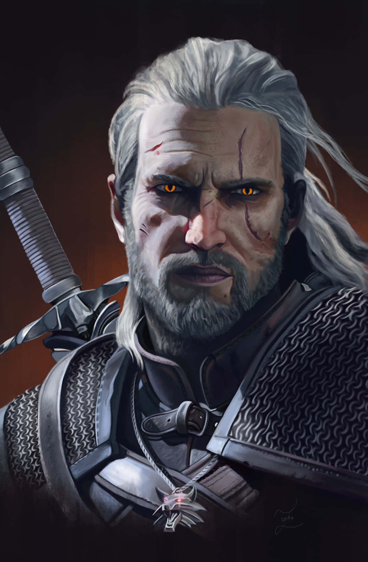 Geralt Av Rivia Bakgrunnsbildet