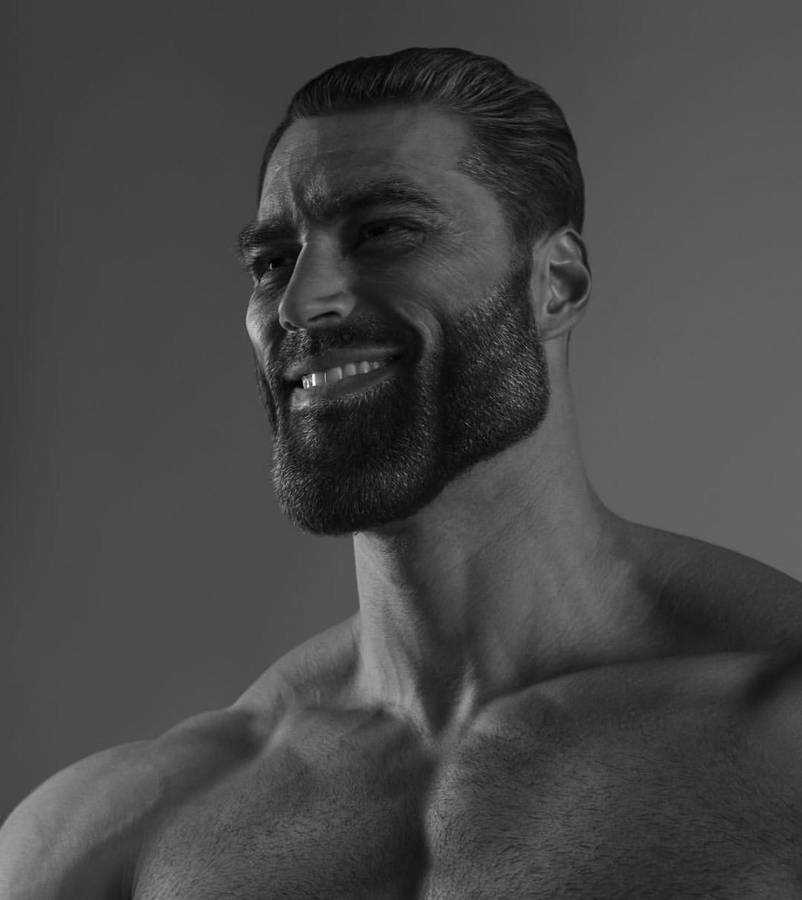 Giga Chad Achtergrond