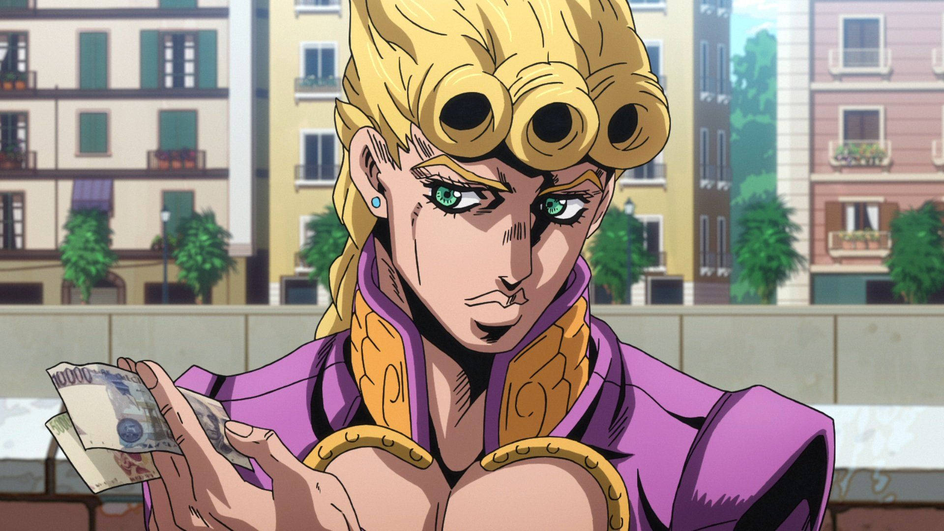 Giorno Giovanna Achtergrond