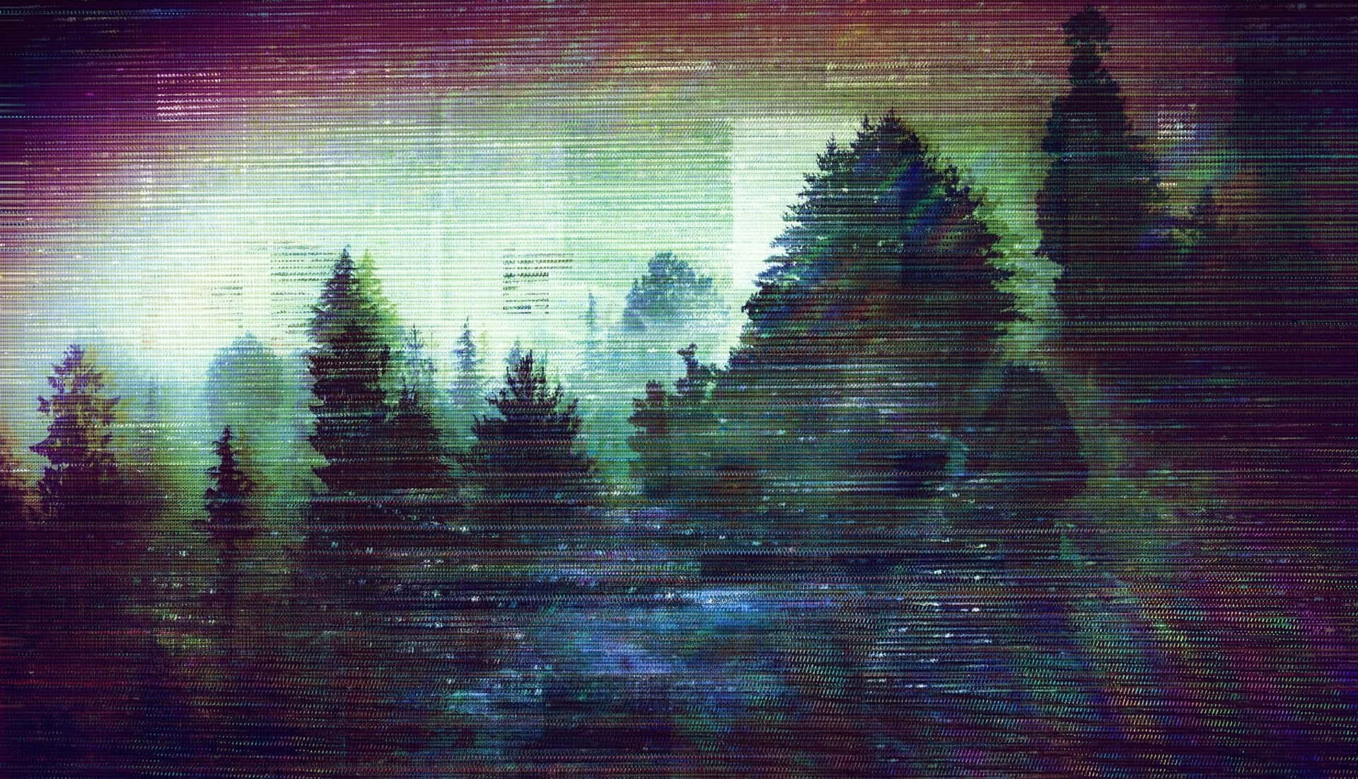 Glitch Background Wallpaper