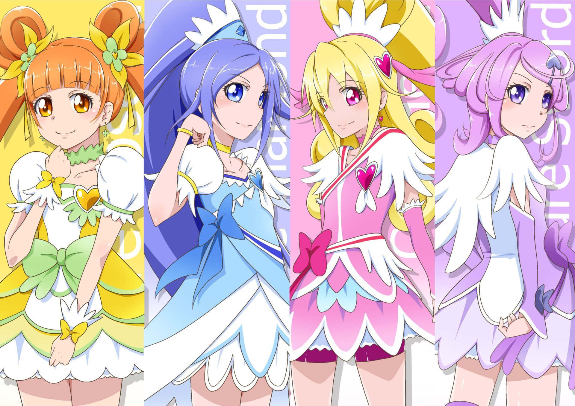 Glitter Force Achtergrond