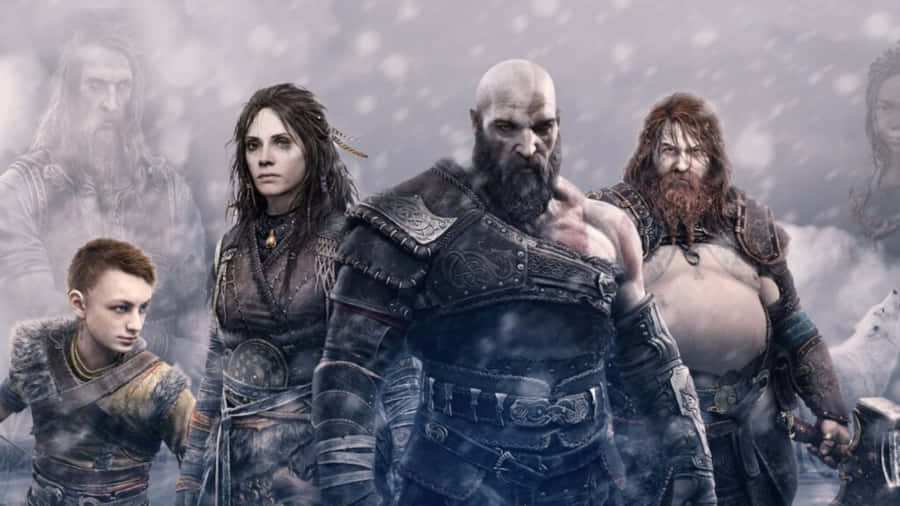 God Of War Characters Wallpaper