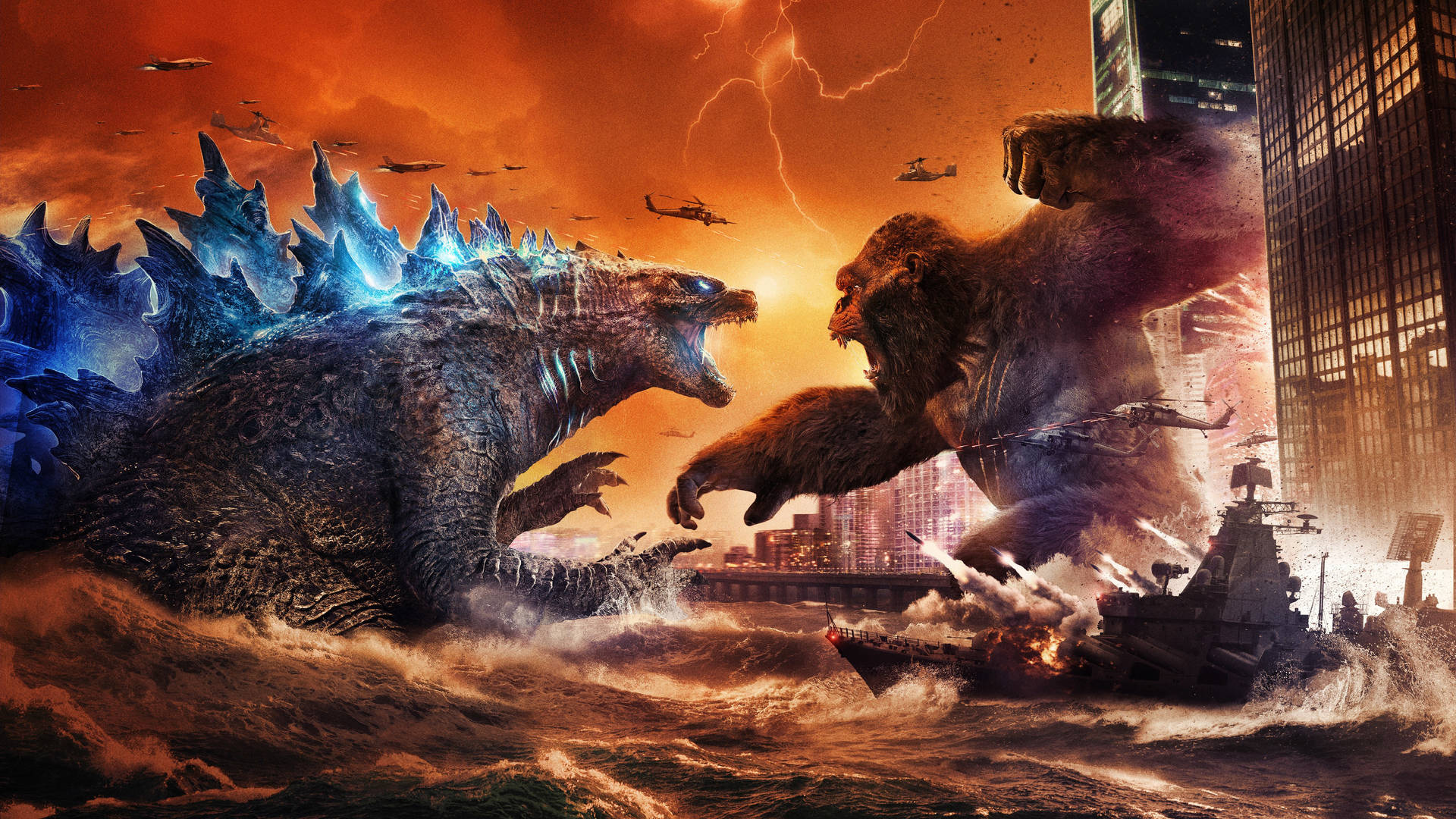 Godzilla Gegen Kong Wallpaper
