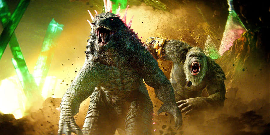 Godzilla X Kong Le Nouvel Empire Fond d'écran