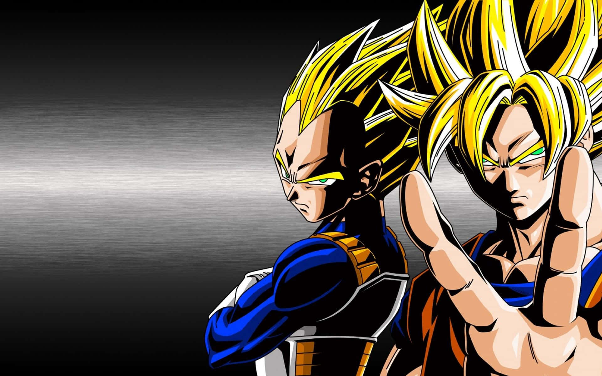 Goku And Vegeta Background Wallpaper
