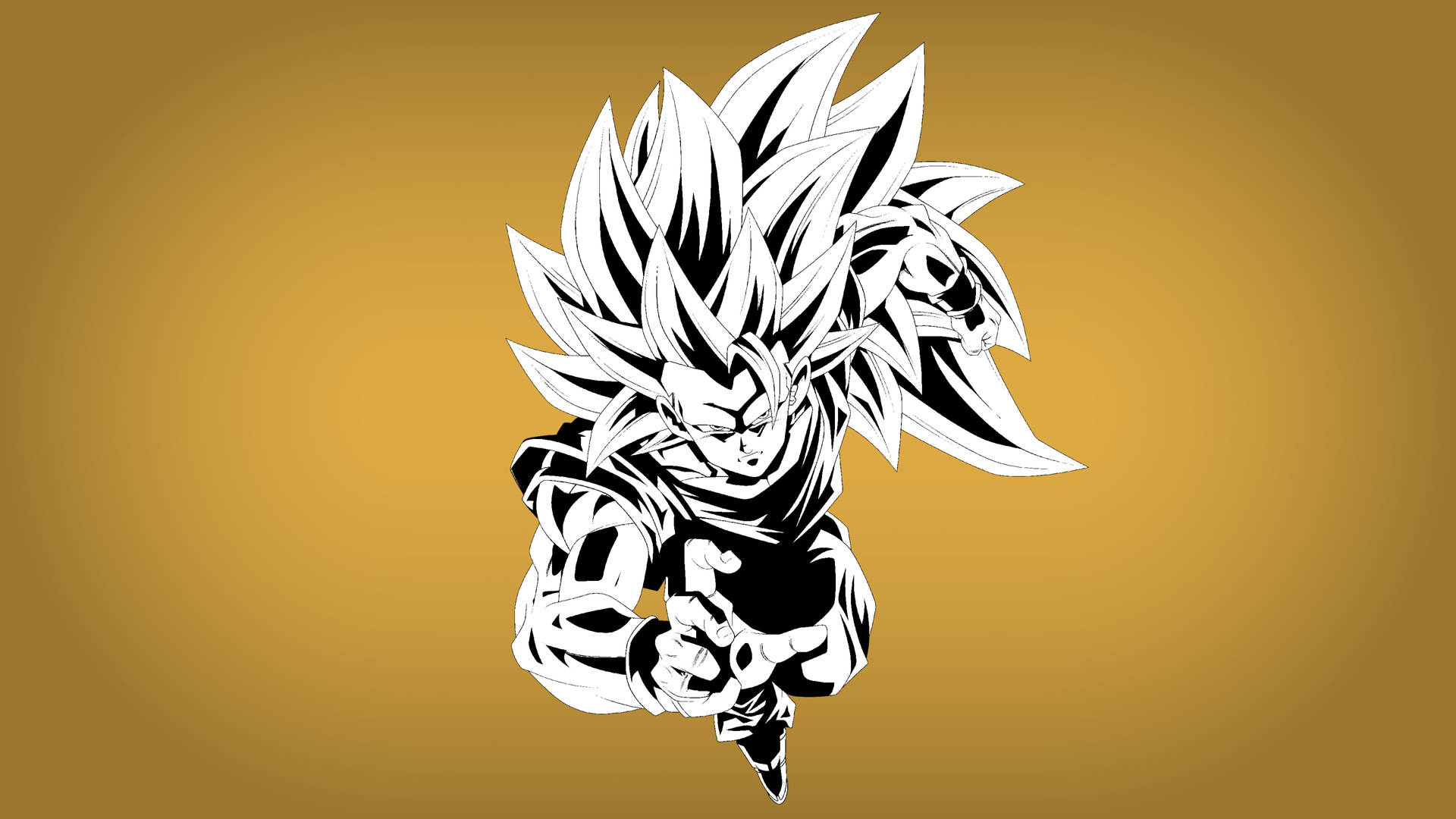 Goku Black And White Taustakuva