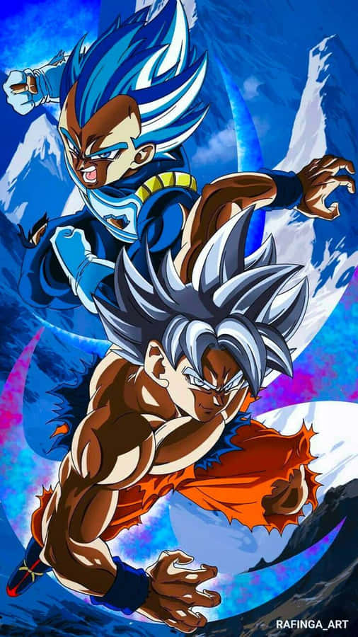 Goku En Vegeta Iphone Achtergrond