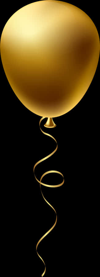 [100+] Gold Balloons Png Images | Wallpapers.com