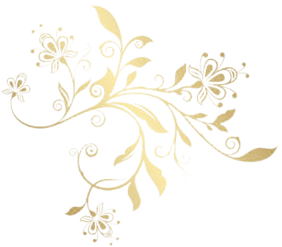 Gold Flower Png
