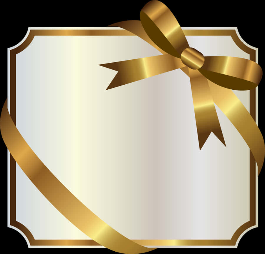 Golden Ribbon Png