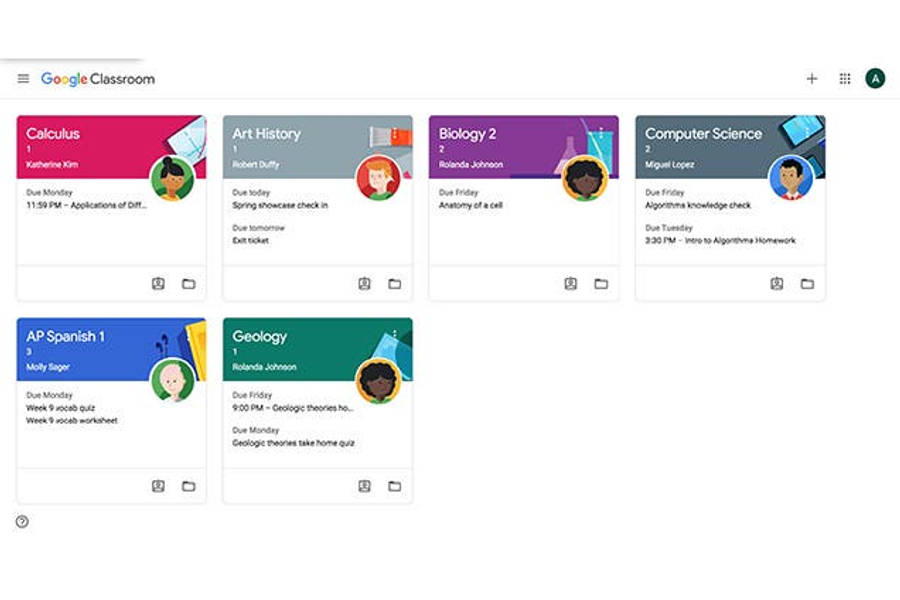 Google Classroom Achtergrond