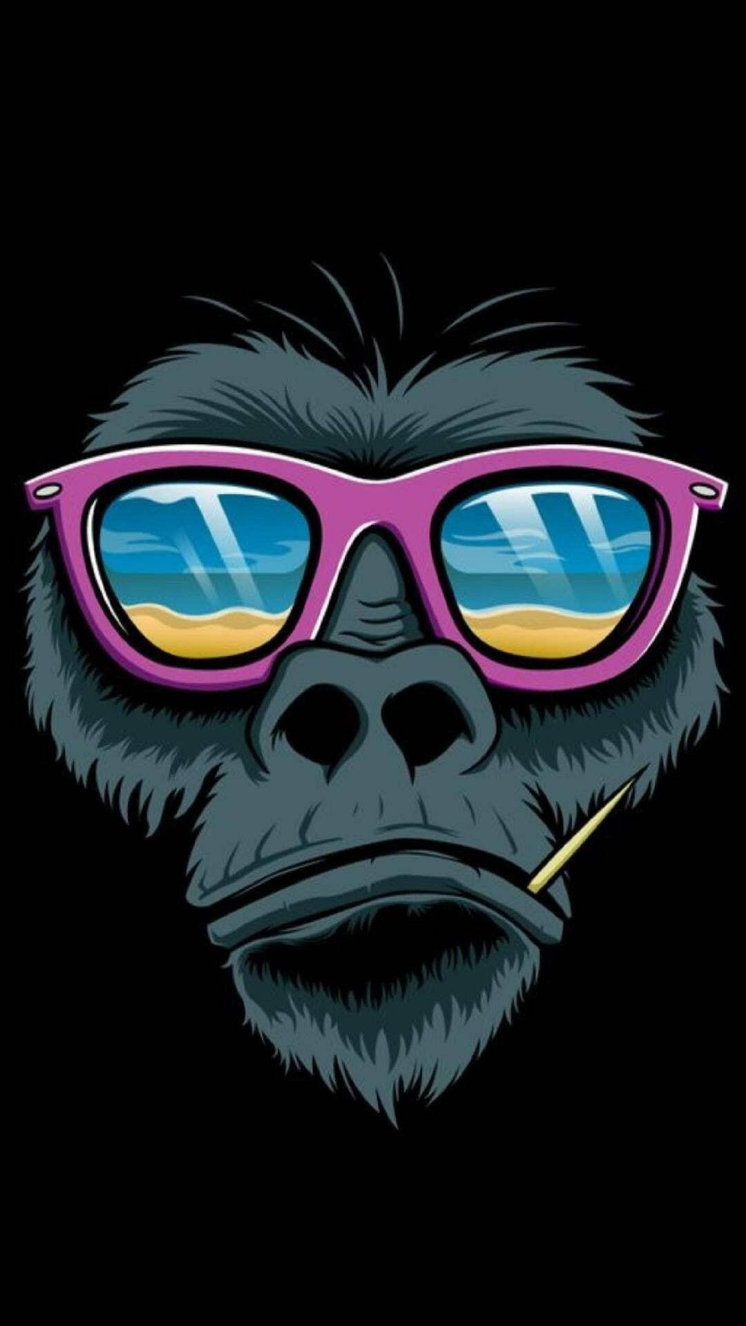 Gorilla Iphone Papel de Parede