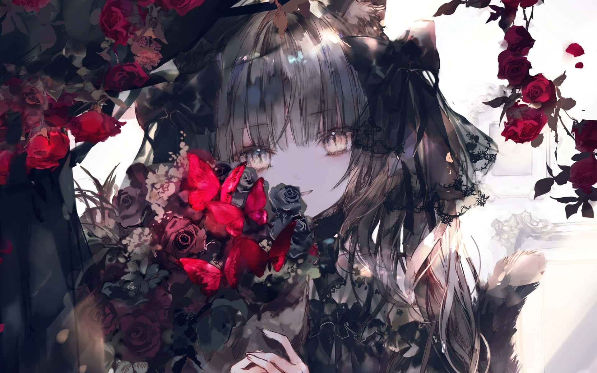 Gothic Anime Background Wallpaper