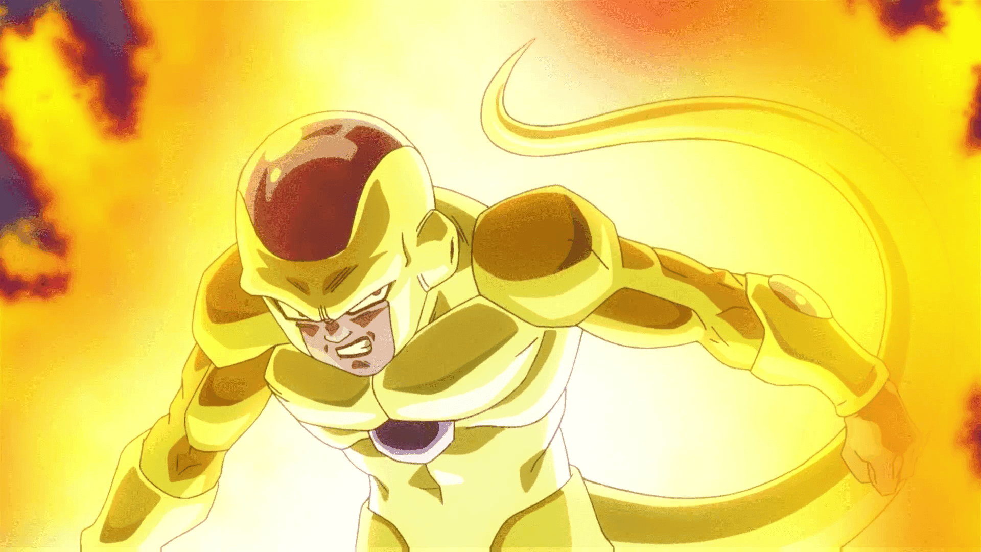 Gouden Frieza Achtergrond