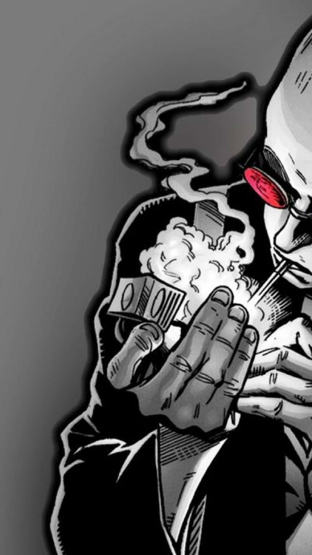 Grafiti Hitam Dan Putih Wallpaper