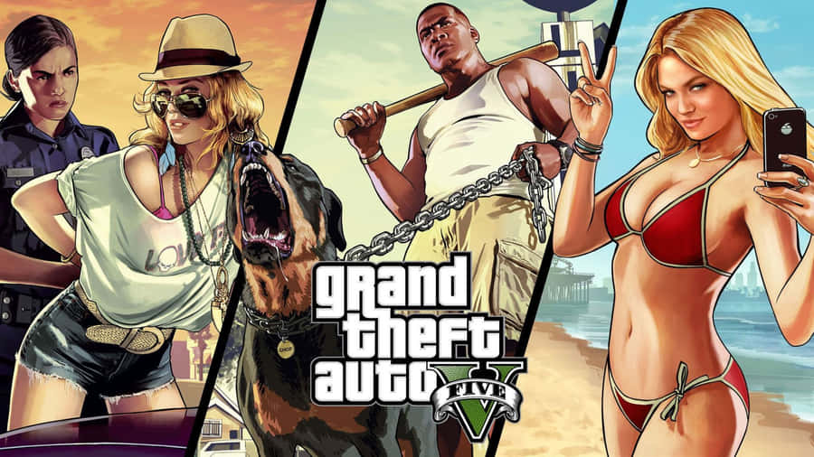 Grand Theft Auto Background Wallpaper