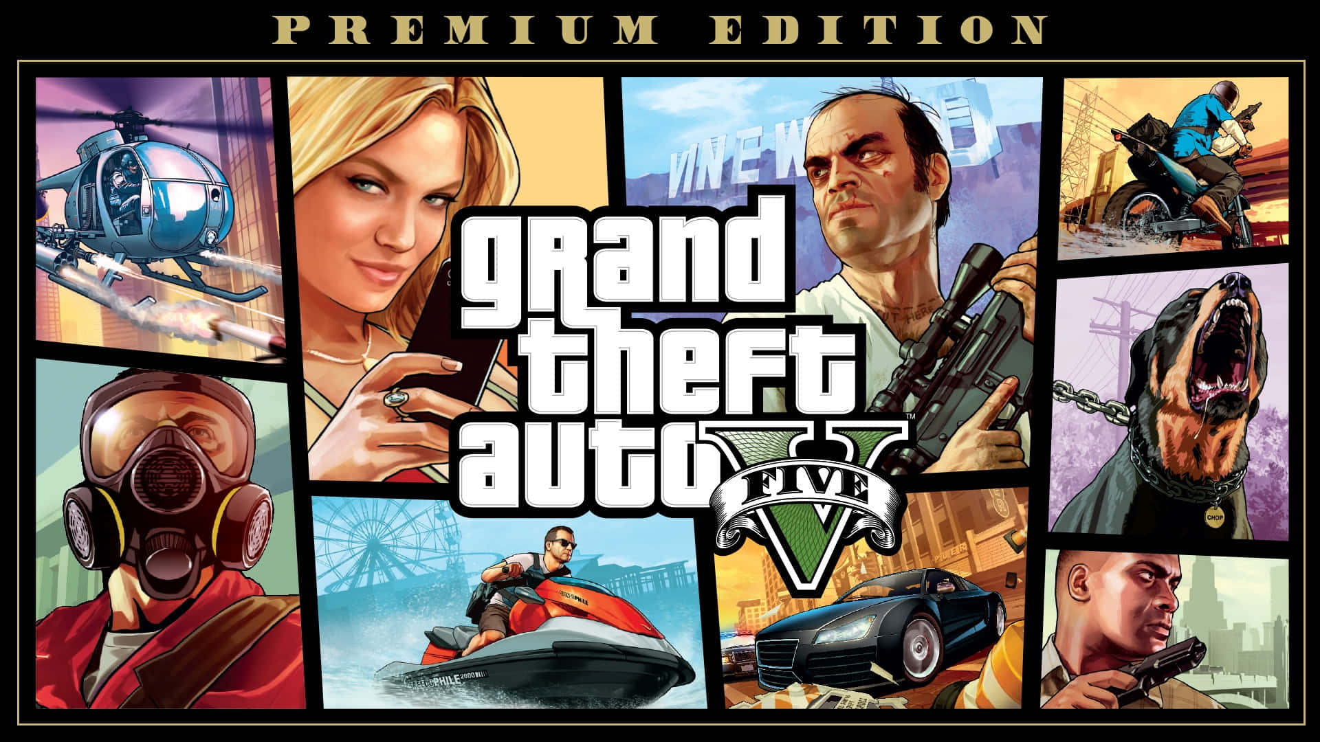 Grand Theft Auto V Background Wallpaper