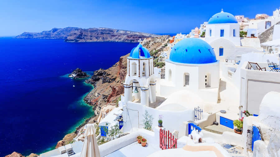 Greece Background Wallpaper