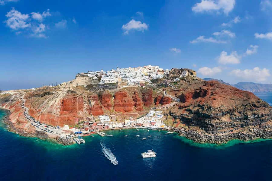 Greek Island Wallpaper