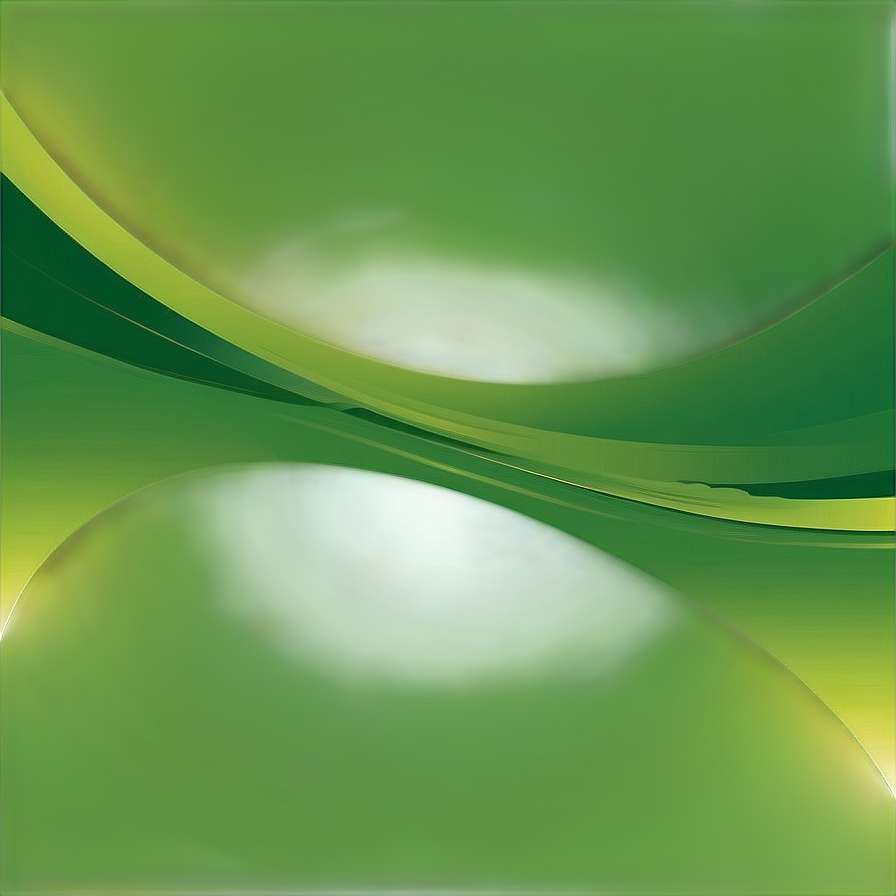 Abstract green curved shapes with soft highlights and gradient tones. — Green Gradient Picture